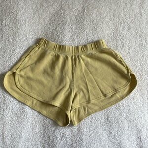 Brandy Melville Yellow Shorts